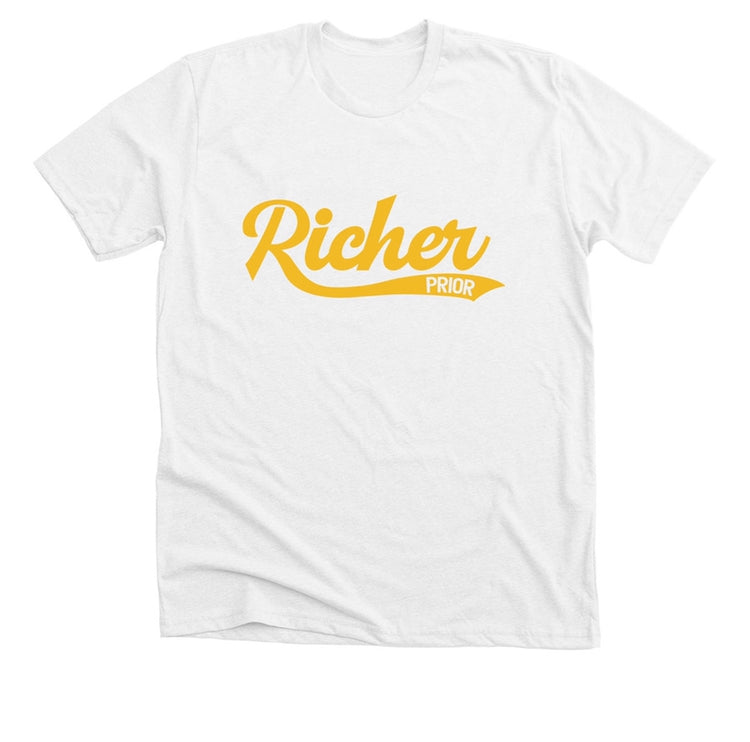Richer Prior T-Shirt - White/Gold