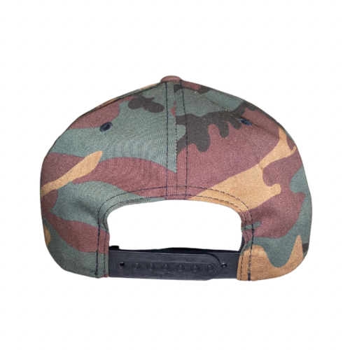 Richer Prior Snap Back Hat - Camo/Rich Red