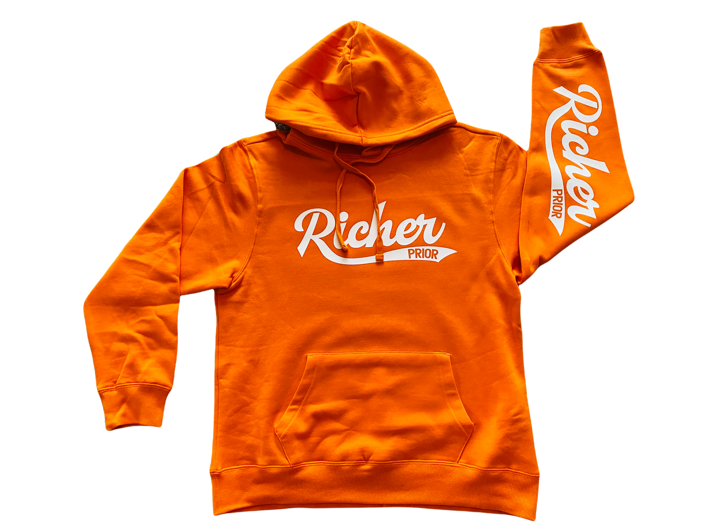 Cozy Jogger Set - Orange/White