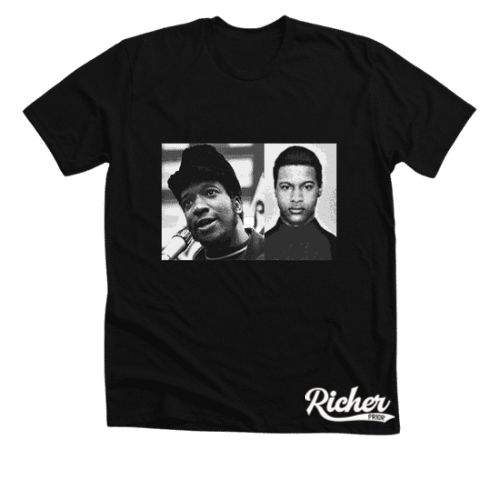 Richer Prior Fred Hampton/Mark Clark T-Shirt - Black/White