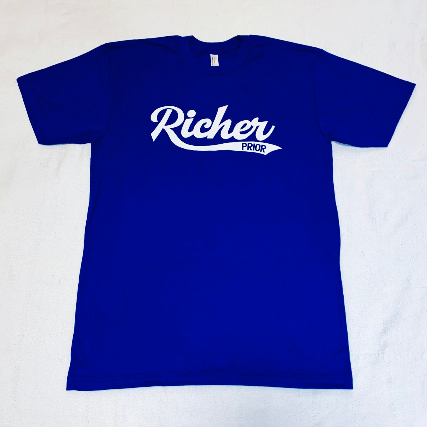 Richer Prior T-Shirt - Nipsey Blue/White