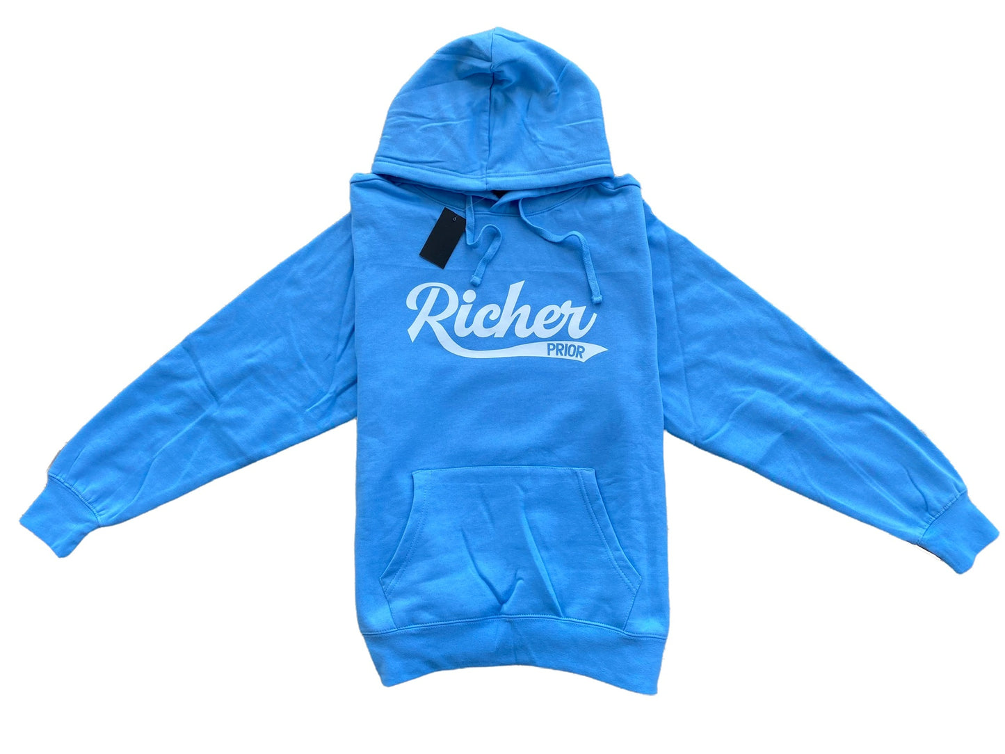 Richer Prior Hoodie - Sky Blue/White