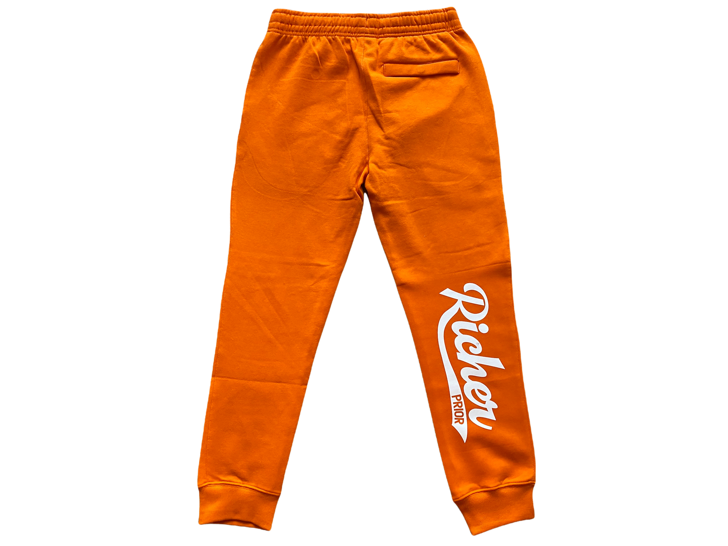 Cozy Jogger Set - Orange/White
