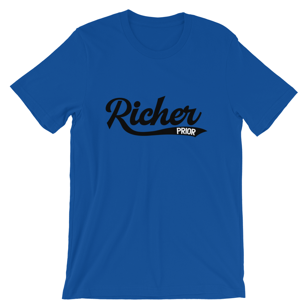 Richer Prior T-Shirt - Royal Blue/Black