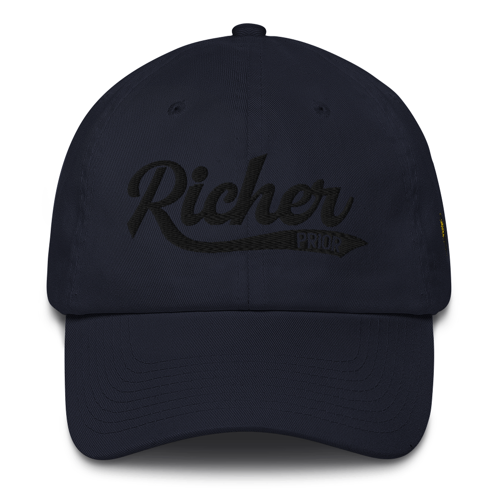 Richer Prior Dad Hat - Navy Blue/Black