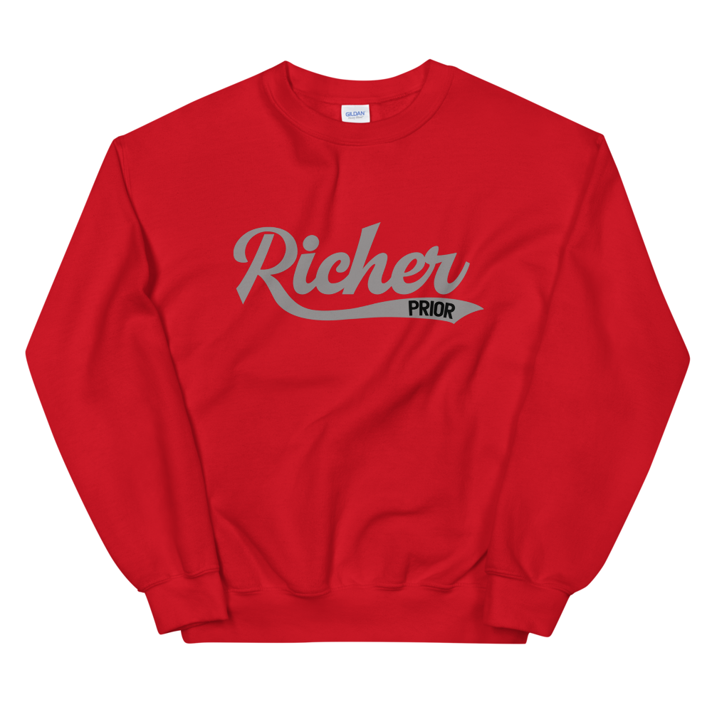 32. Richer Prior Sweatshirt - Red/Grey