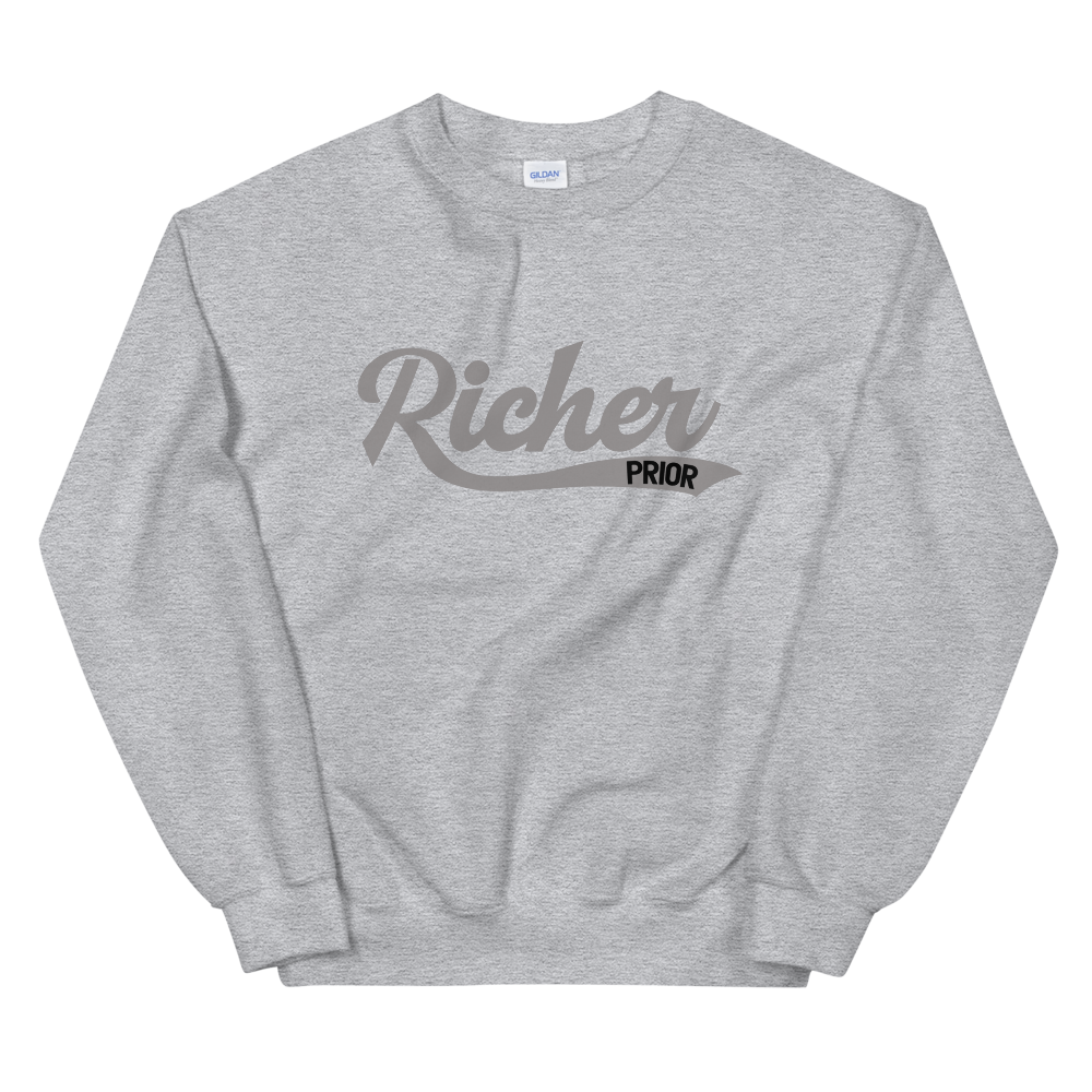 33. Richer Prior Sweatshirt - Heather Grey/Grey