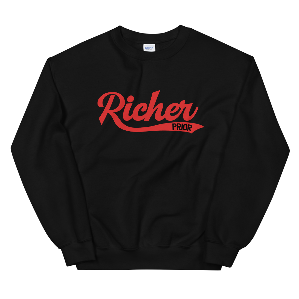 35. Richer Prior Sweatshirt - Black/Red