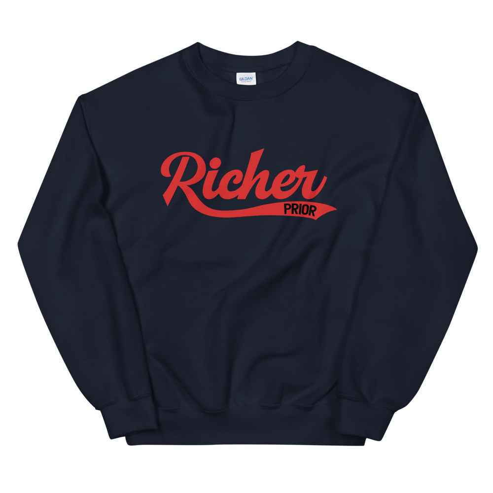 37. Richer Prior Sweatshirt - Navy/Red