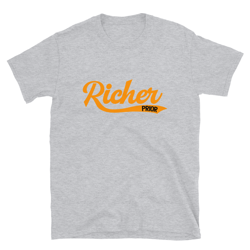 Richer Prior Manual T-Shirt - Grey/Orange/Black