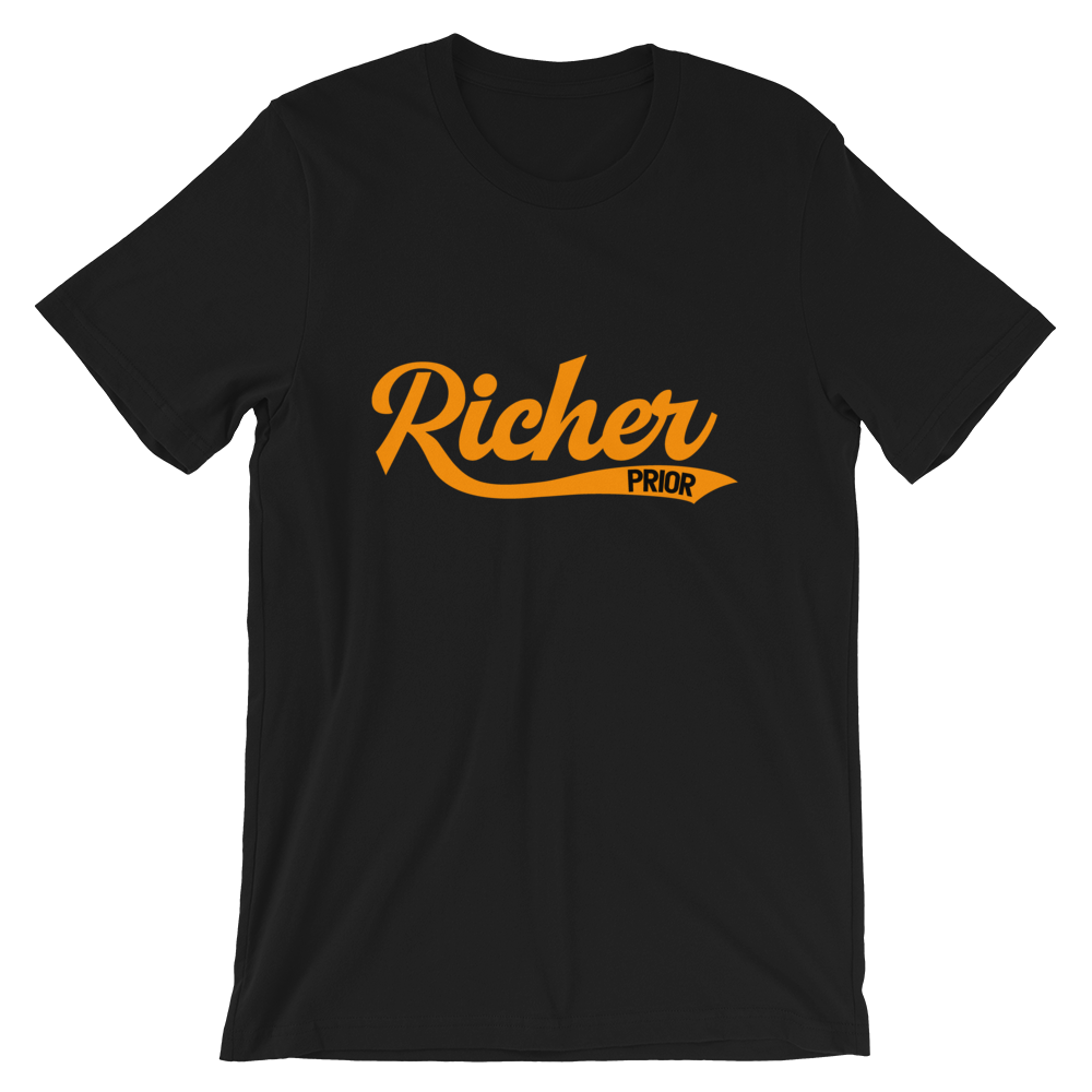 Richer Prior Manual T-Shirt - Black/Orange