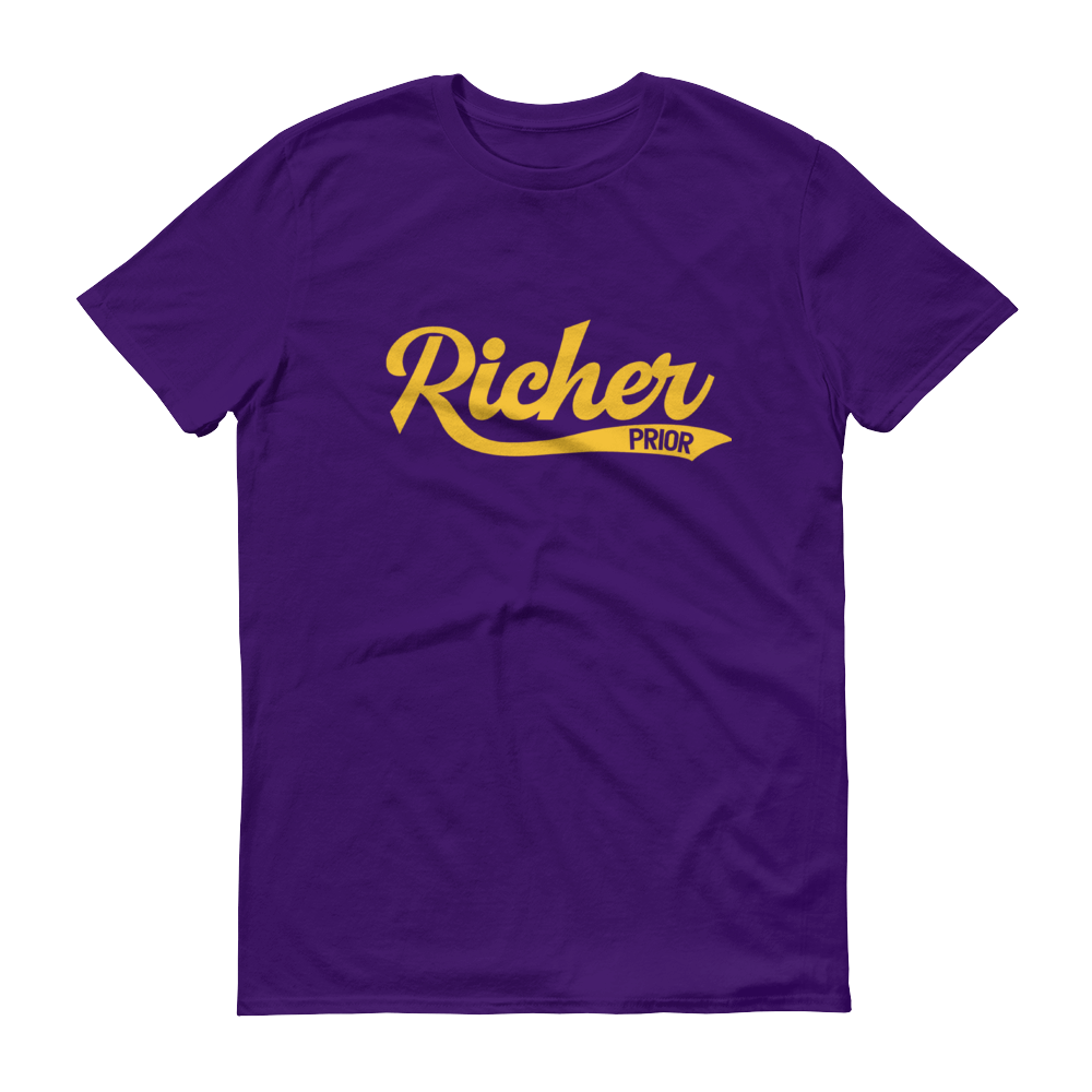 Richer Prior Mamba Tribute T-Shirt - Purple/Gold