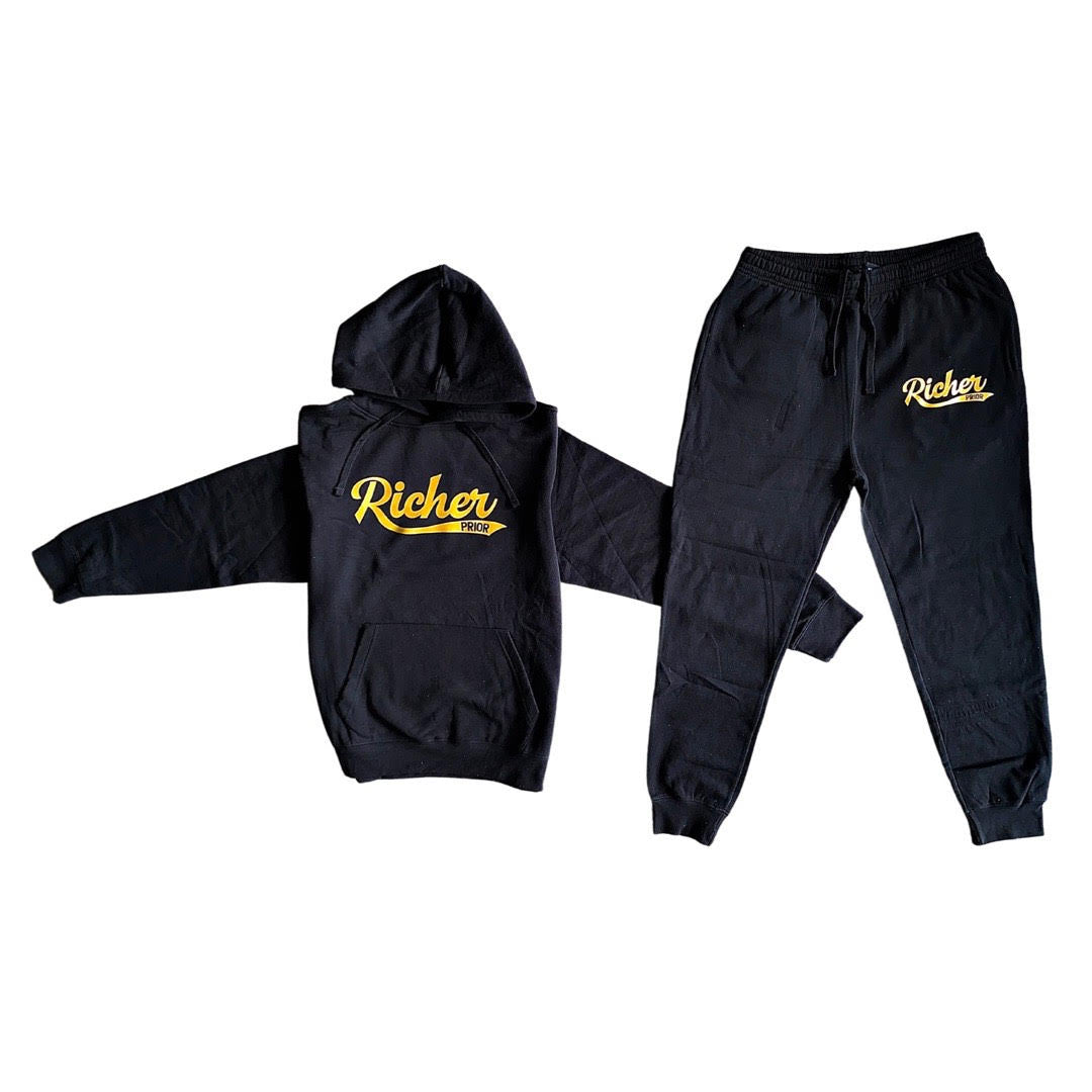 Billions Black/Goldmind Gold Richer Prior Sweatsuit
