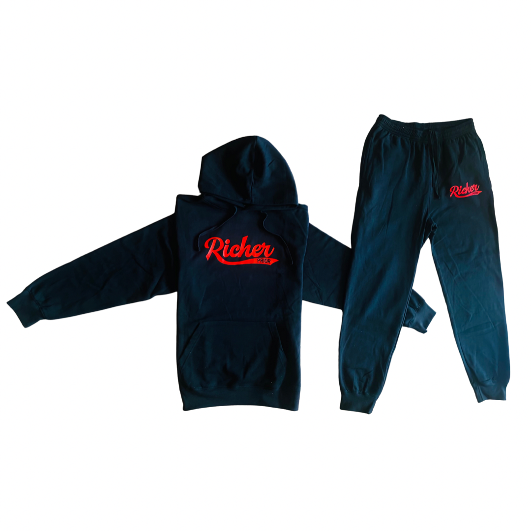 Billions Black/Richer Red Richer Prior Sweatsuit