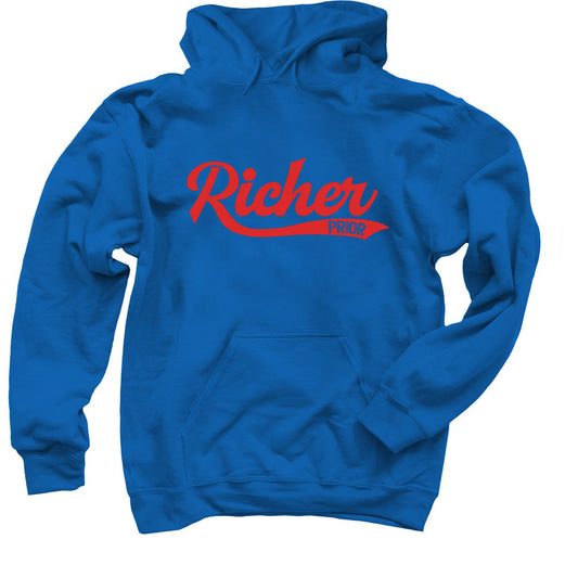 53. Richer Prior Hoodie - Royal Blue/Red