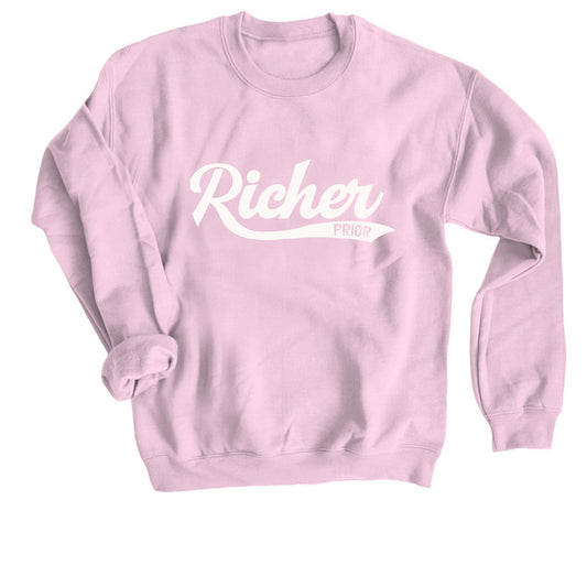 54. Richer Prior Sweatshirt - Pink/White