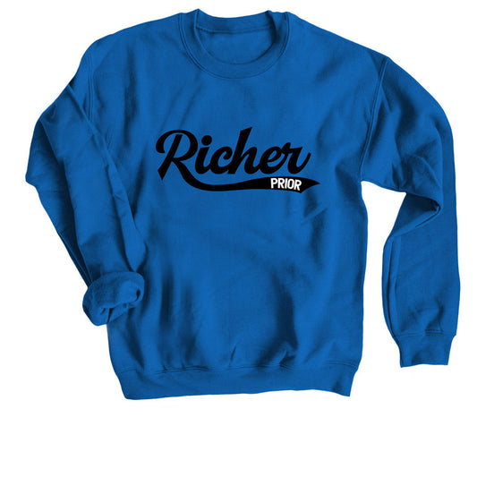 56. Richer Prior Sweatshirt - Royal Blue/Black/White