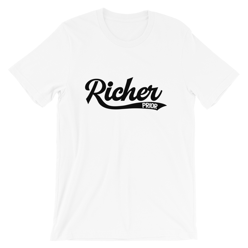 Richer Prior T-Shirt - White/Black