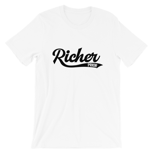Richer Prior T-Shirt - White/Black
