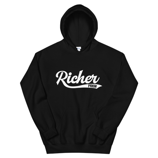 2. Richer Prior Hoodie - Black/White