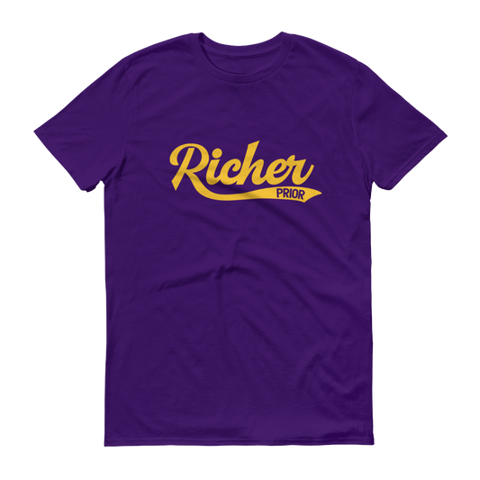 Richer Prior Mamba Tribute T-Shirt - Purple/Gold