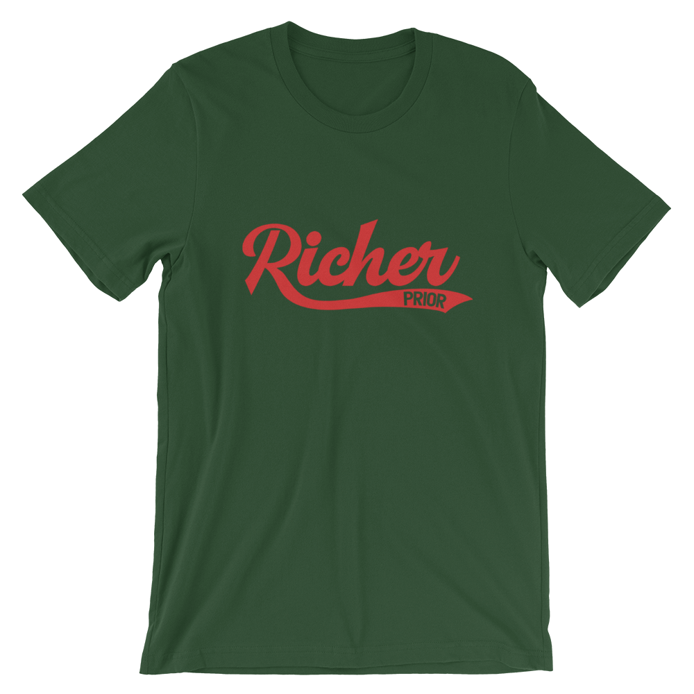 Richer Prior T-Shirt - Dark Green/Red